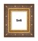 Photo Size Museum Gold Picture Frame - UV Acrylic, Foam Board Backing, Hanging Hardware